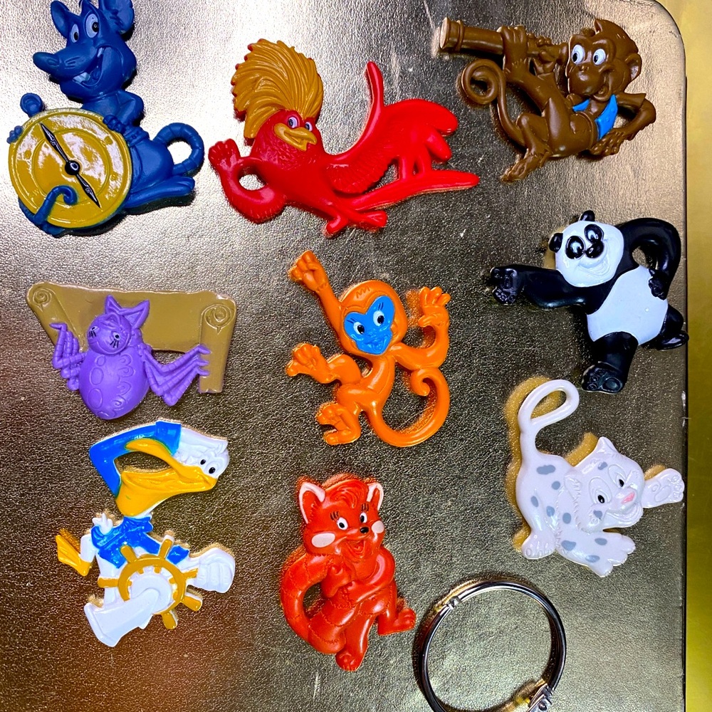 BIBLE MEMORY BUDDIES BIBLE VERSE BUNDLE OF 9 DIFFERENT CHARACTERS PVC FIGURES